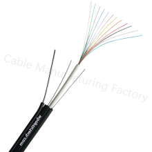 Supply factory cheap price GJYXCH fiber optic 6 core FTTH drop cable  with self-supporting steel wire 1.0mm